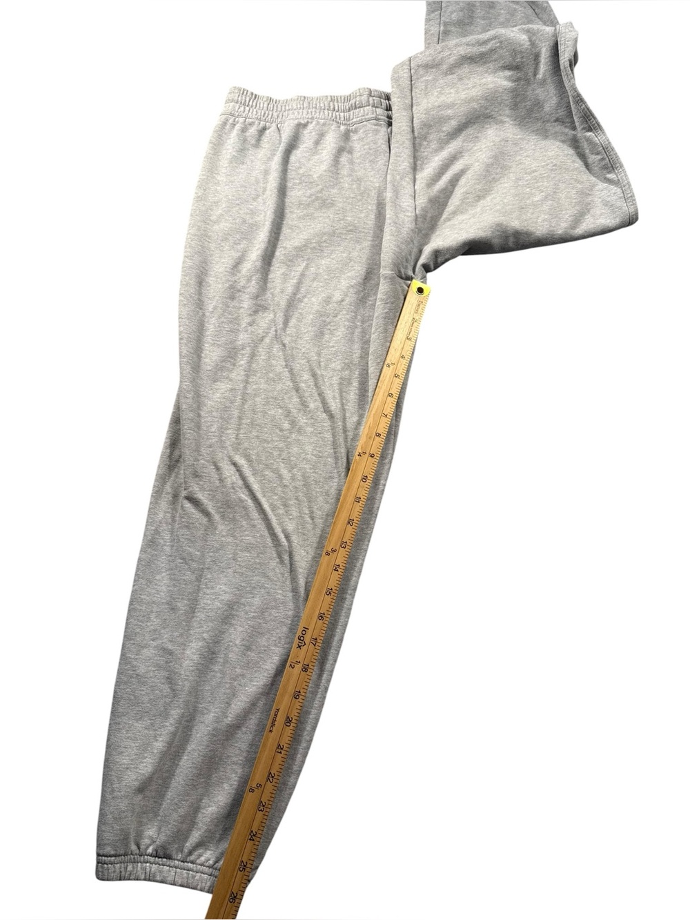 Large Athleta Women’s Gray Drawstring Jogger Sweatpants Cotton Travel Lounge - Picture 9 of 11